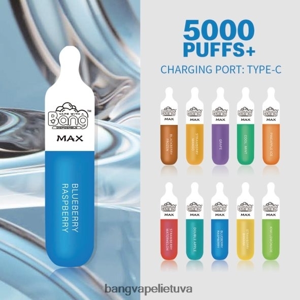 Bang Vape Max 5000 pūtimų baras - HF460N10 Best Bang Vape Flavor vienkartiniai