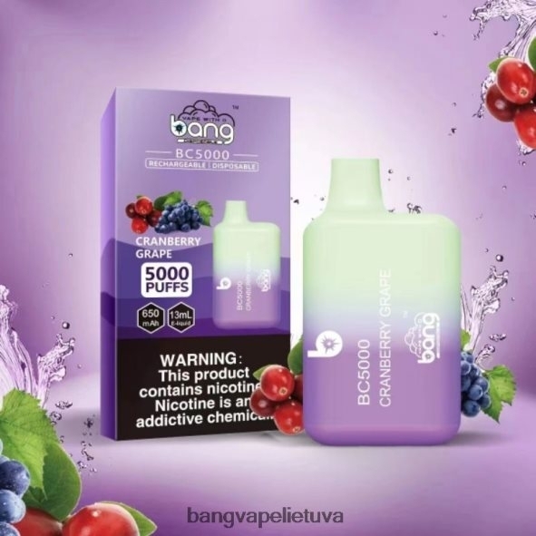Bang Vape Box BC5000 5% nic 5000 pūtimų c tipo įkraunamas rašiklis - HF460N9 Bang Box Vape Flavors vienkartiniai