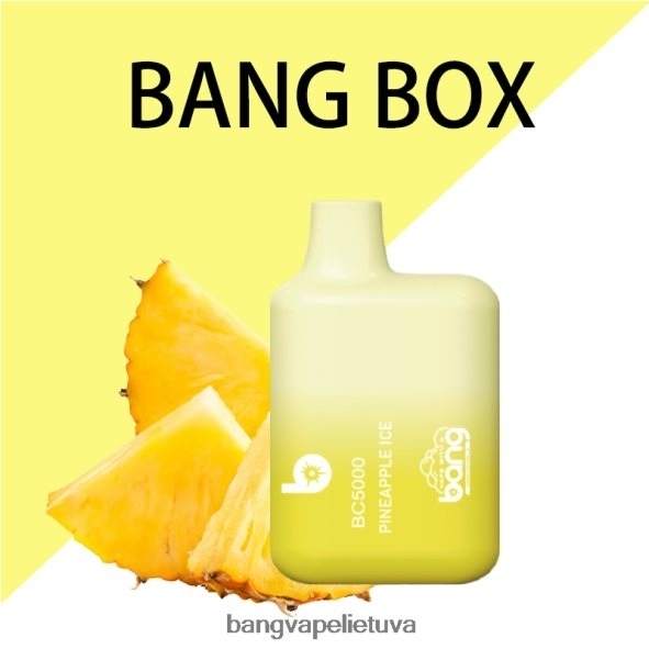 Bang Vape Box BC5000 5% nic 5000 pūtimų c tipo įkraunamas rašiklis - HF460N9 Bang Box Vape Flavors vienkartiniai