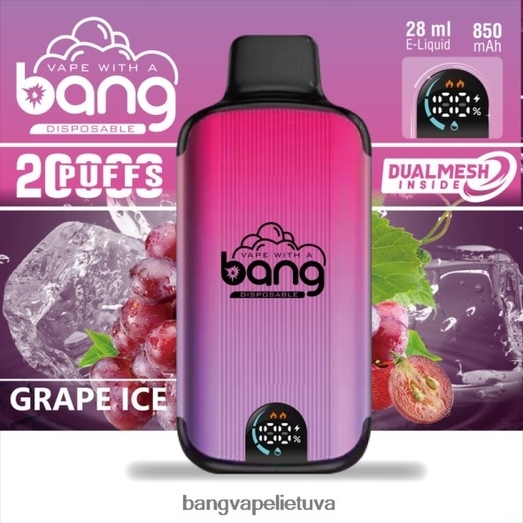 Bang Vape Digital Smart Screen 20 000 įkvėpimų - HF460N3 Vape Gang Lietuva vienkartiniai