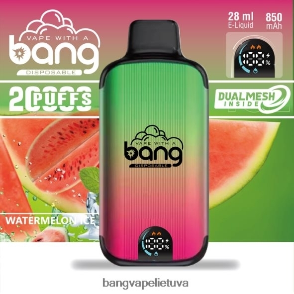 Bang Vape Digital Smart Screen 20 000 įkvėpimų - HF460N3 Vape Gang Lietuva vienkartiniai