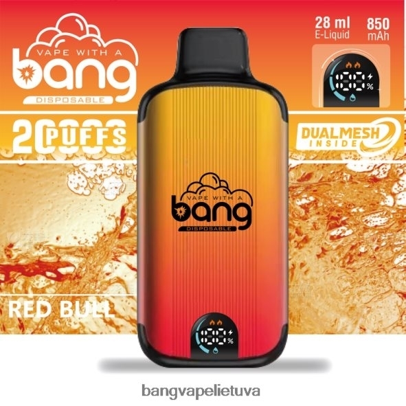 Bang Vape Digital Smart Screen 20 000 įkvėpimų - HF460N3 Vape Gang Lietuva vienkartiniai