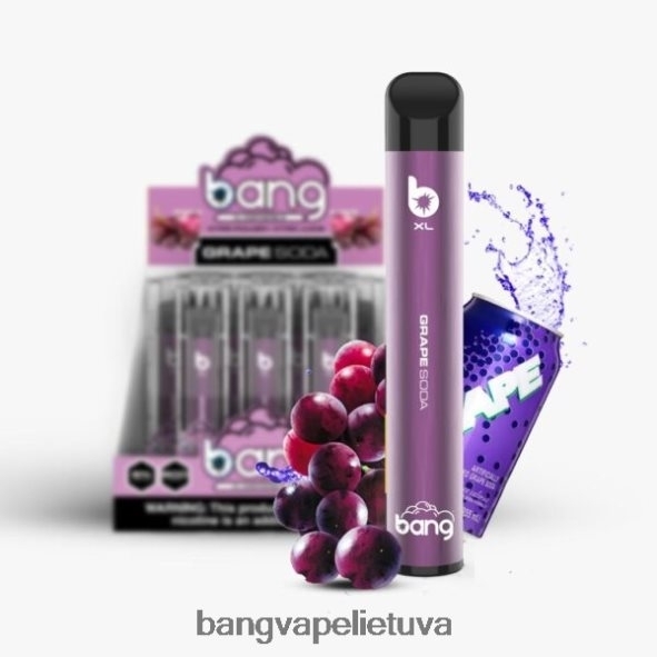 Bang Vape XL vienkartiniai - HF460N29 Bang Box Vape Flavors vynuogių soda