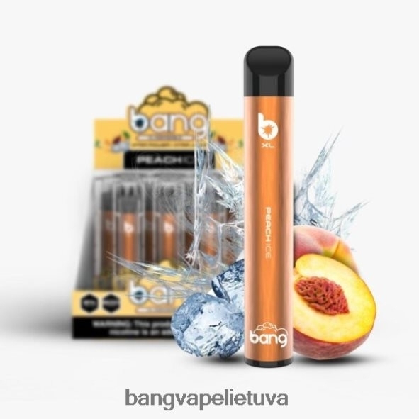 Bang Vape XL vienkartiniai - HF460N33 Vape Gang Lietuva persikų ledas