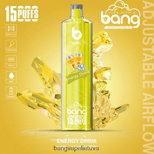 Bang Vape XXL 15 000 įkvėpimų - HF460N2 Bang Vape Vilnius vienkartiniai