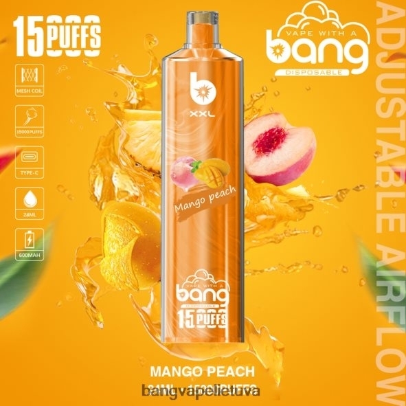 Bang Vape XXL 15 000 įkvėpimų - HF460N2 Bang Vape Vilnius vienkartiniai