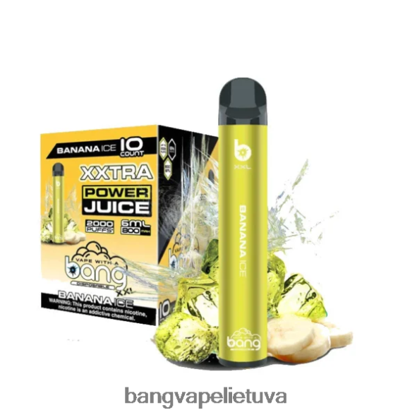 Bang Vape XXL 2000 išpūtimų - HF460N13 Vape Gang Lietuva bananų ledas