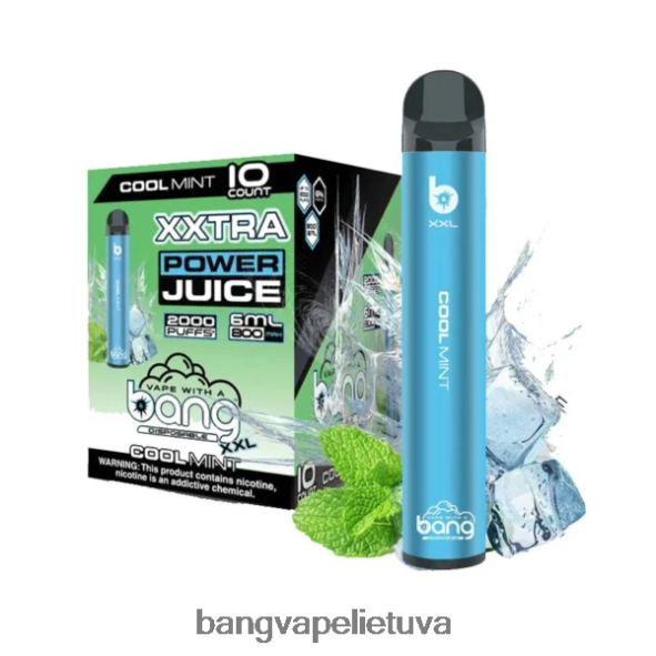 Bang Vape XXL 2000 išpūtimų - HF460N16 Bang Vape Disposable vėsios mėtos