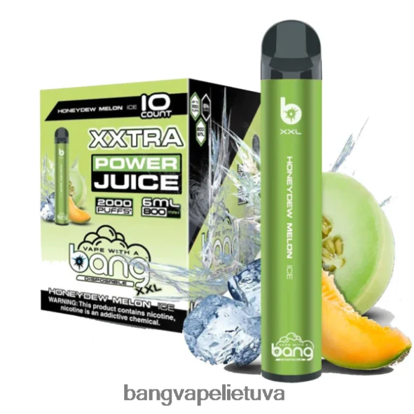Bang Vape XXL 2000 išpūtimų - HF460N18 Vape Gang Disposables lipčiaus meliono ledas