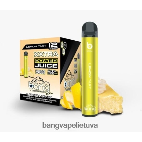 Bang Vape XXL 2000 išpūtimų - HF460N19 Bang Box Vape Flavors citrinų pyragas