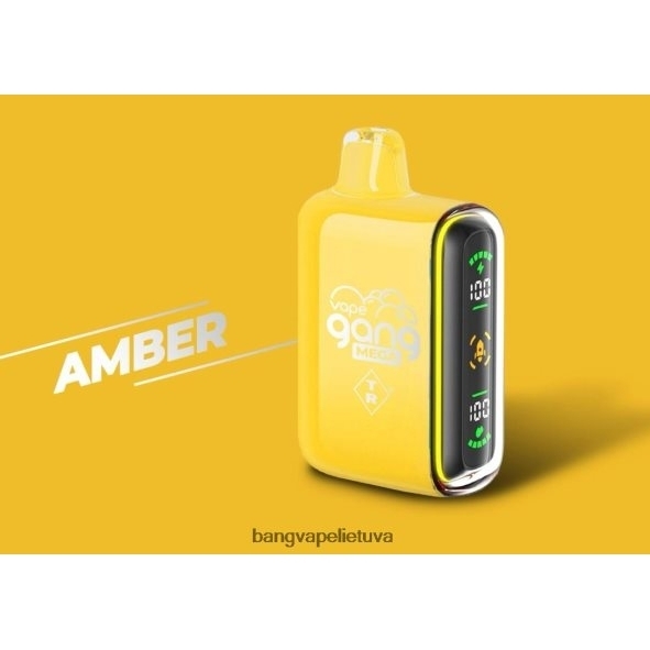 Vape Gang MEGA 20 000 išpūtimų vienkartinių vape (5 vnt.) - HF460N50 Best Bang Vape Flavor gintaras